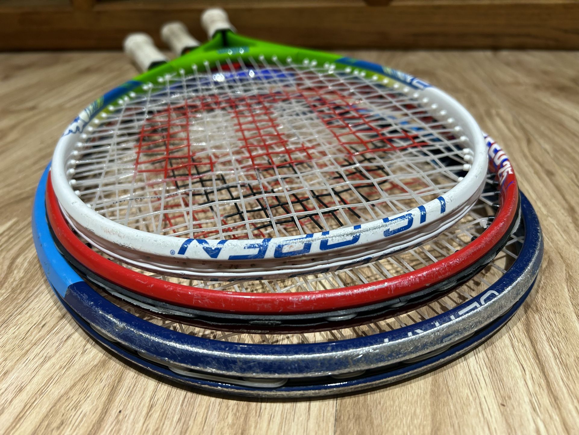 3 Tennis Racquets