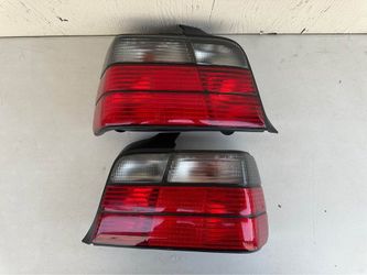 92-99 BMW E36 Sedan Red / Smoke Tail Lights