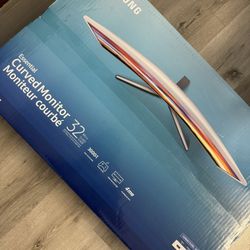 Samsung Monitor Curved 32 Inch Like New $120