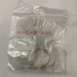 Backstage ring gold color free size