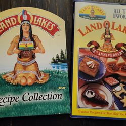Land O Lakes 2 cookbooks, 75th anniversary cookbook & Recipe Collection cookbook
