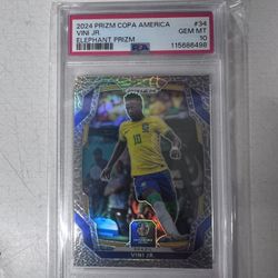 Vini Jr PSA 10 Elephant Prizm Pop 1