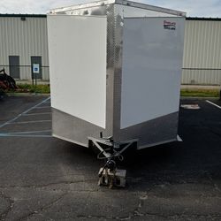 8.5 X 24ft Enclosed Vnose Trailer-Motorcycle ATV UTV Car Truck Hauler Moving Storage Traveling Cargo