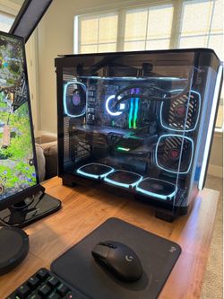 Skytech King 95 Gaming PC - Ryzen 7 7800X3D / RX 9070 XT - Black