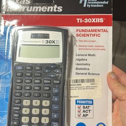 Taxas Instruments -TI-30XIIS
