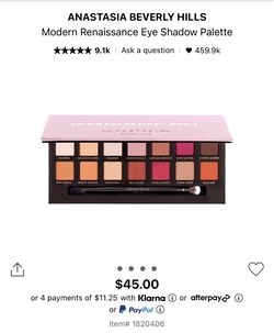 Anastasia Beverly Hills Eyeshadow Palette