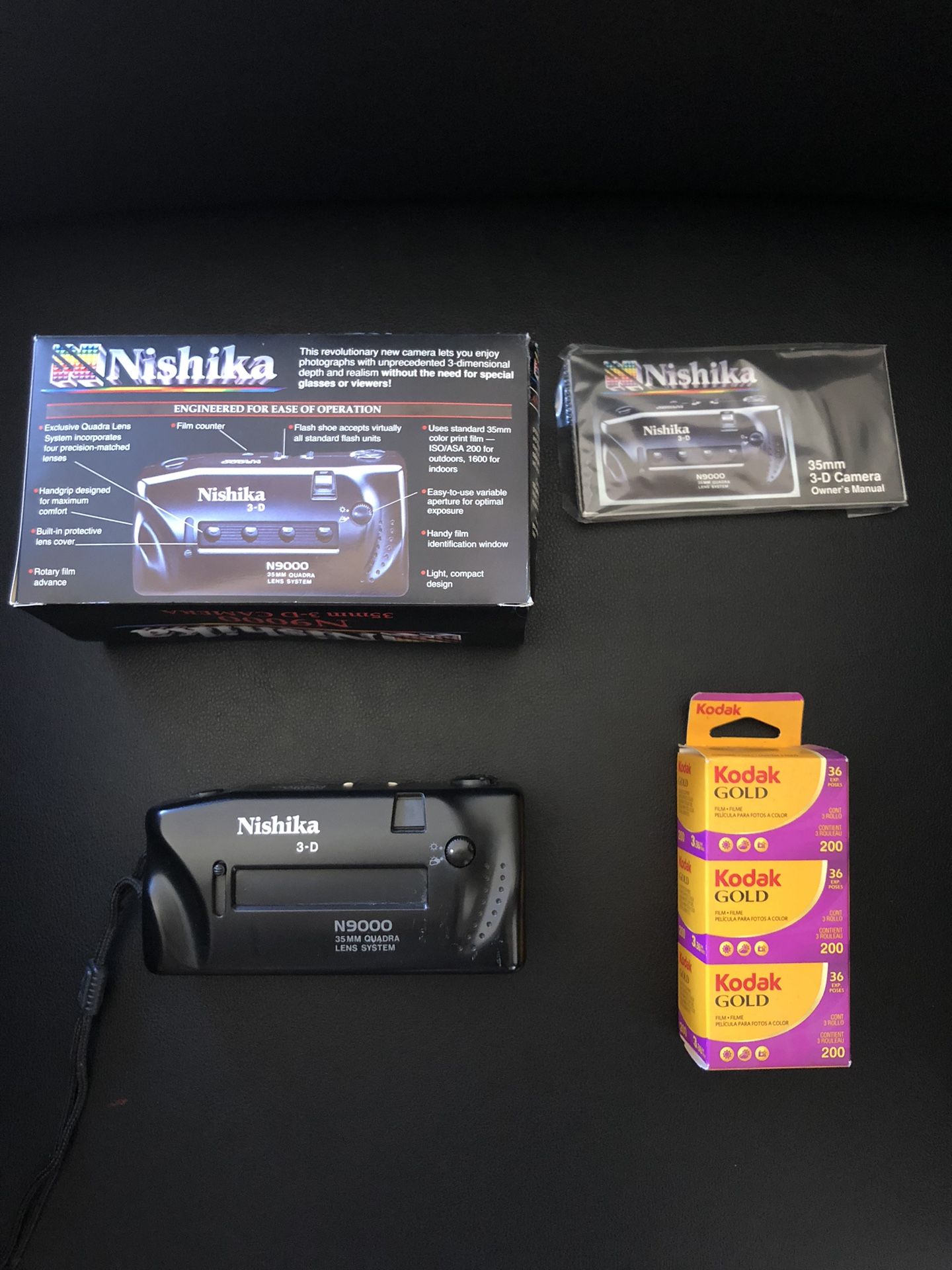 Nishika N9000 35mm Quadra Lens Camera (3D Film Camera)