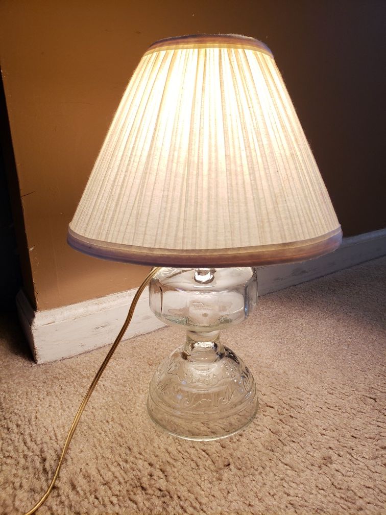 Beautiful Glass Lamp antique