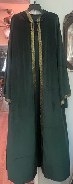 Hooded Green Cloak Halloween/Cosplay