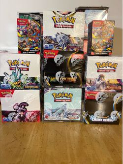 POKEMON BOOSTER BOX LOT (92% MARKET)