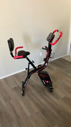 Folding Exercise Bike - Pooboo Magnetic X
