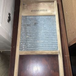 Carolina Washboard Original Antique Galvanized Wash Board