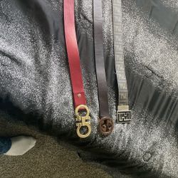 Selling 3 Designer Belts  (Men ) 110 Each 