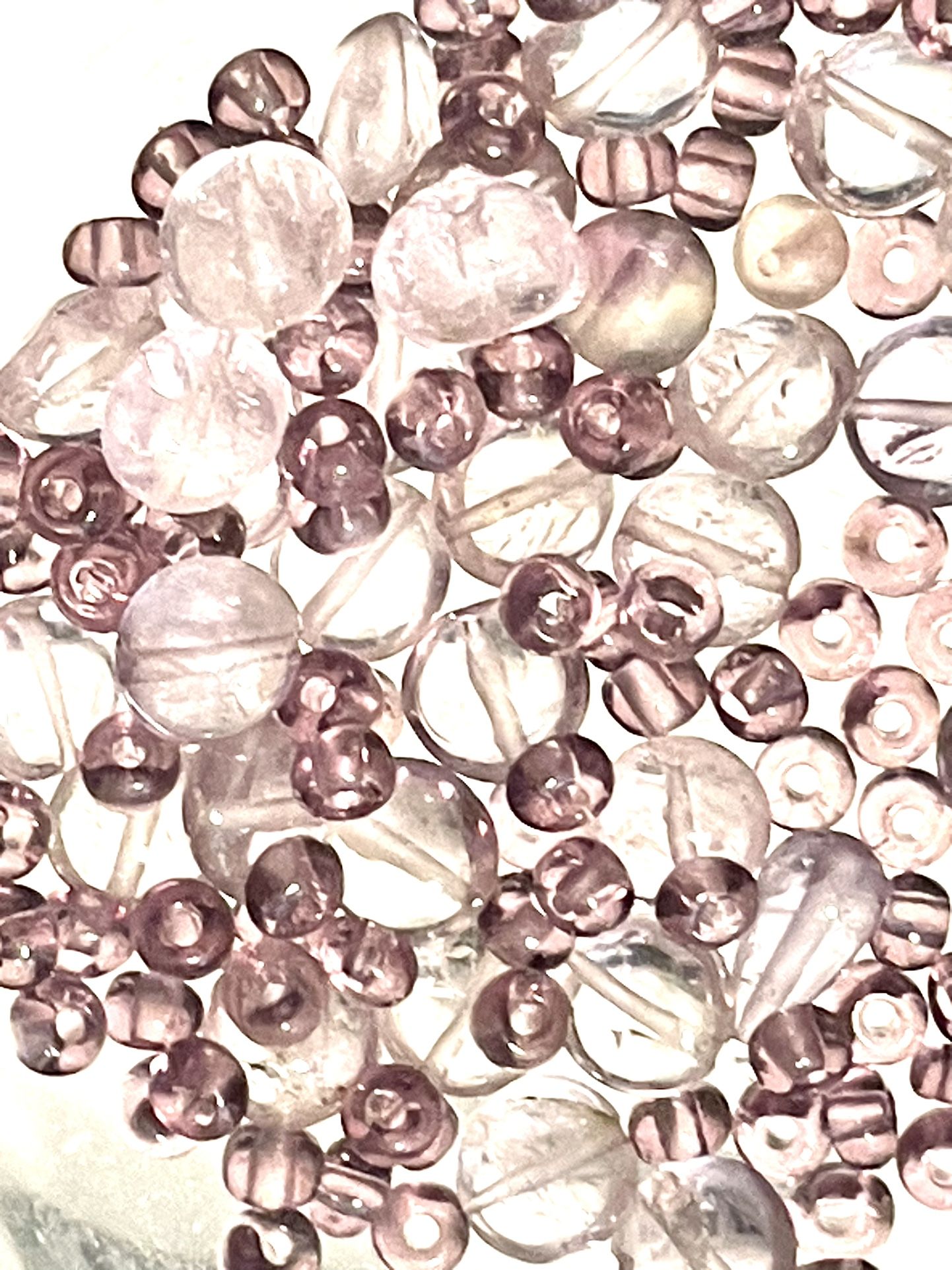 Lot Of 125 Amethyst Beads