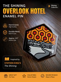 The Shining Overlook Hotel Enamel pin