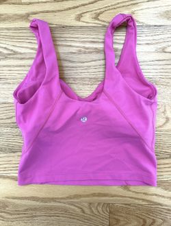 Lululemon Sonic light purple Tank Cropped Length.