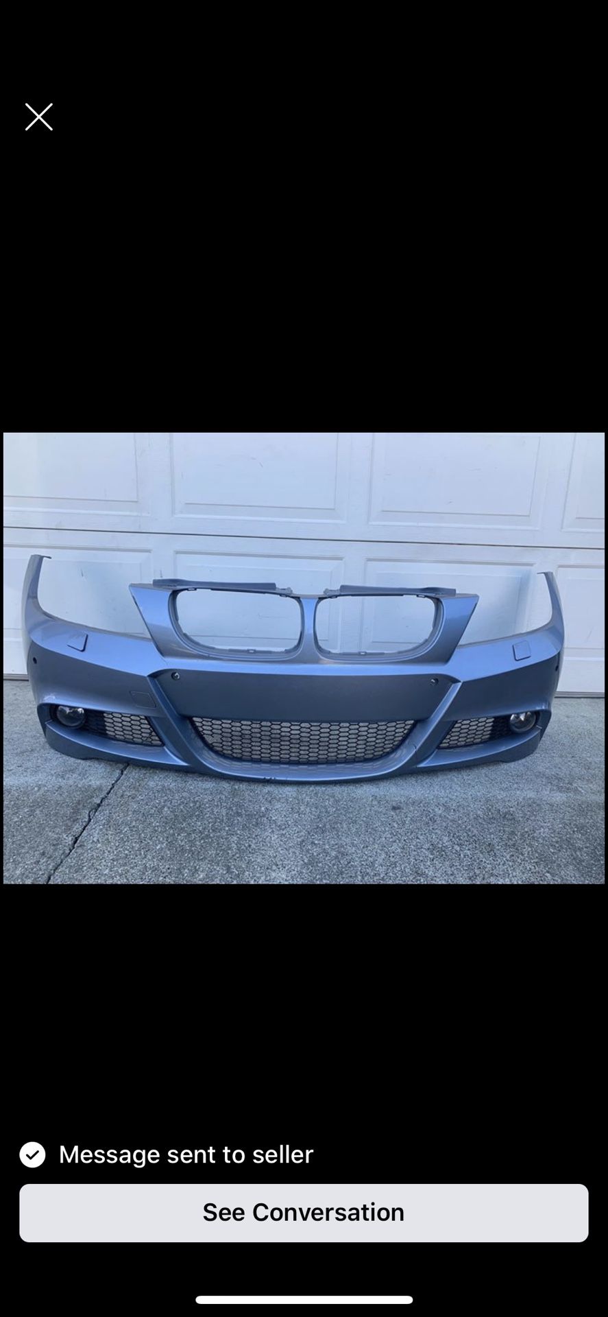 Bmw e90 msport front bumper needs work no fog lights or grills