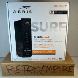 ARRIS SURFboard 2350 Mbps 4 Port 10000 Mbps Cable Modem and Wi-Fi Router...New