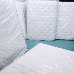 Brand New Mattresses in the Factory Plastic