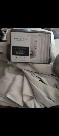 New Threshold Blackout Curtain $18