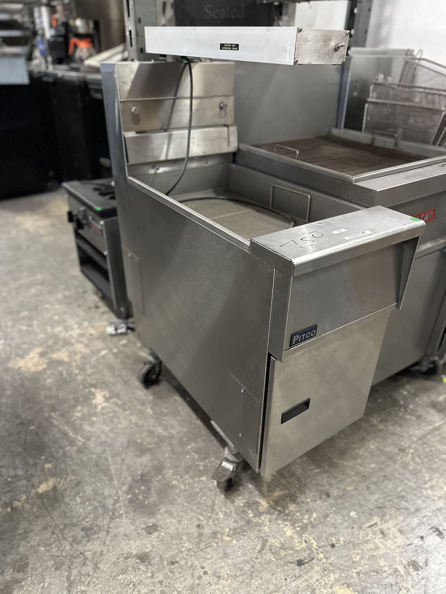 Used Fryer Dump Station