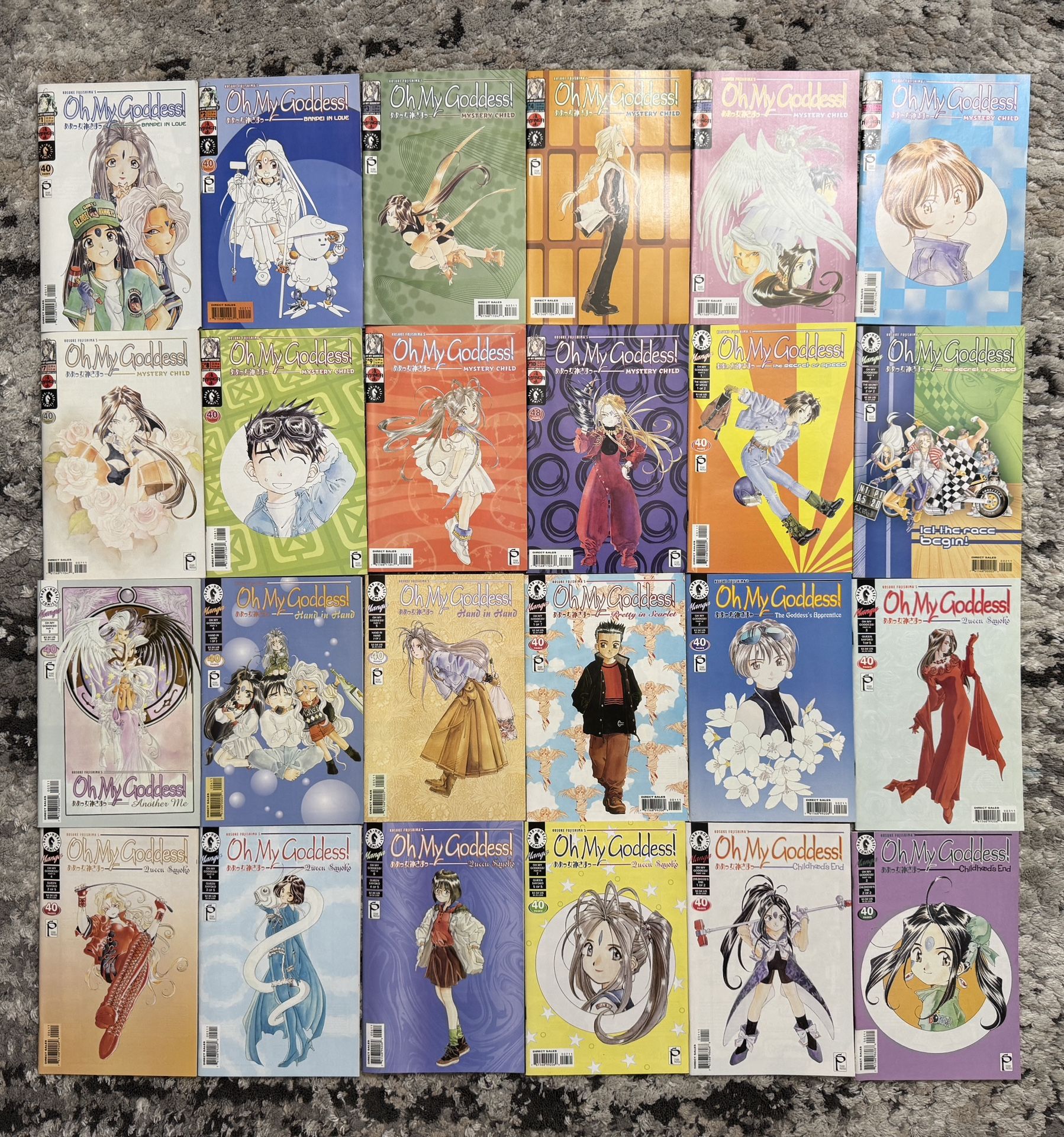 Oh My Goddess! Manga Comic Book Lot of 94 Comics 