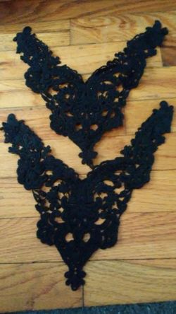 Neckline embellishment.