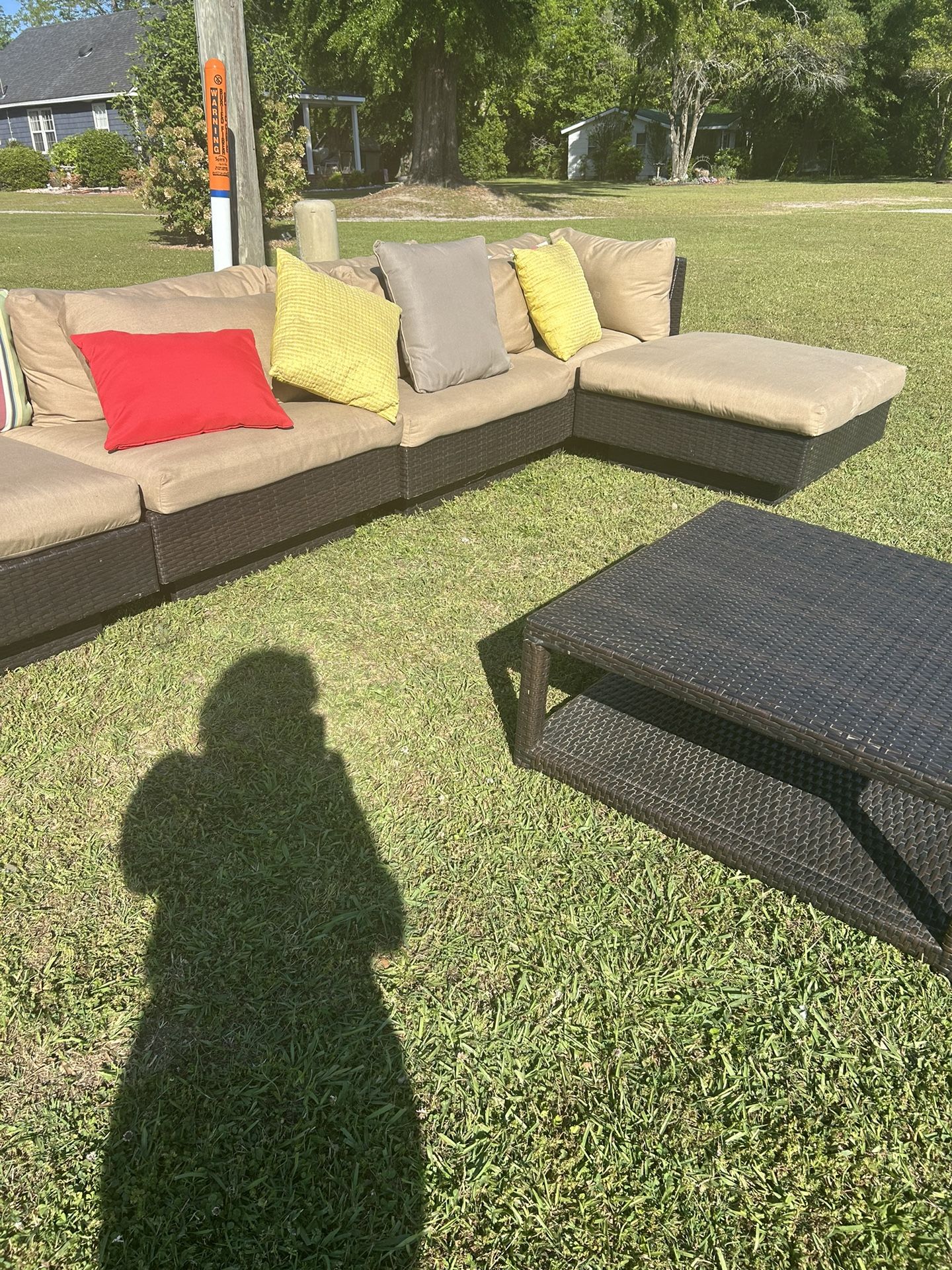 Oversize outdoor sectional