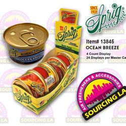 Sprig Canister Air Freshener, Made in the USA Since 1959 - Ocean Breeze