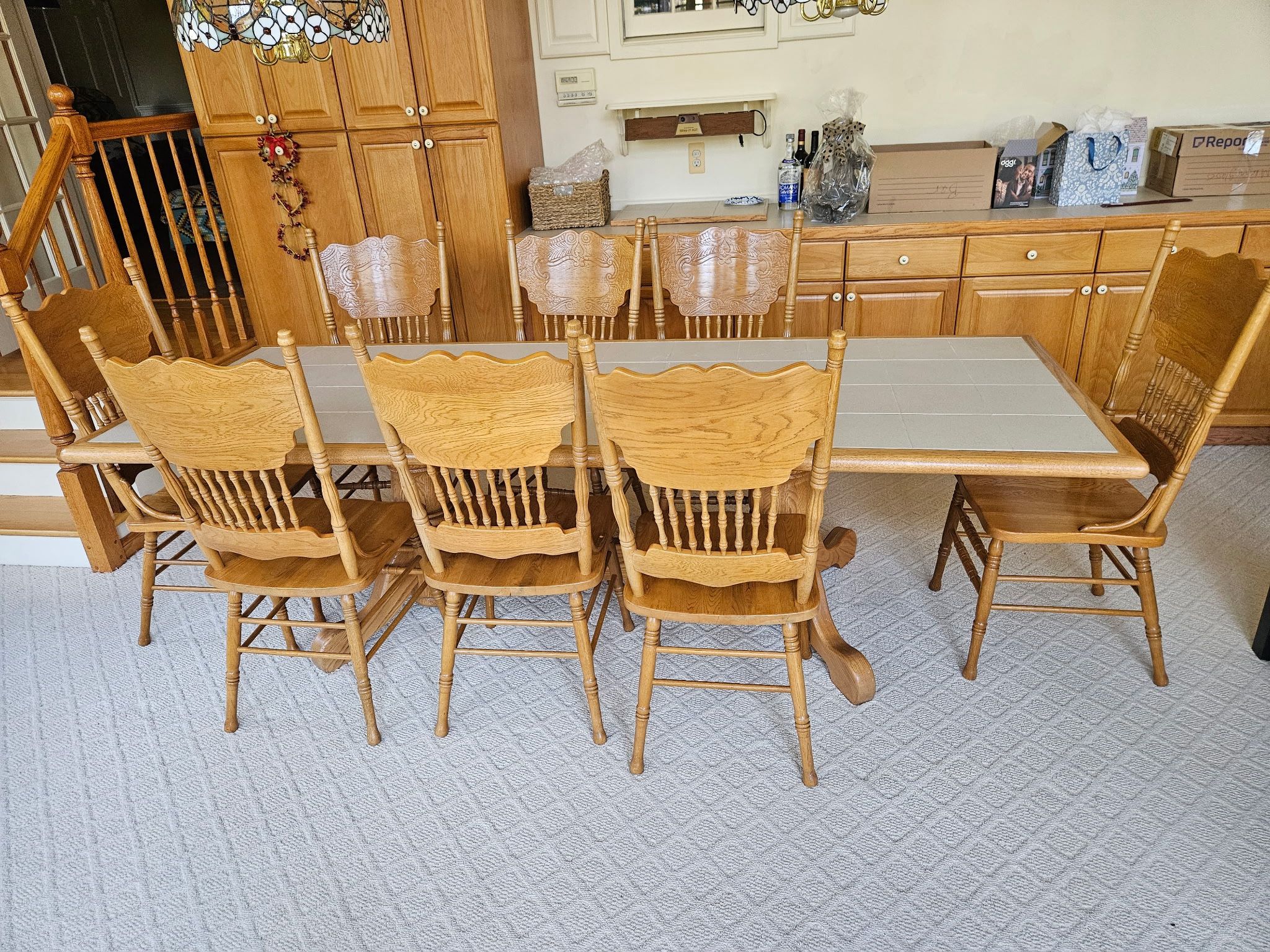 Solid Oak Dining Set