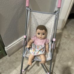 Doll And Stroller