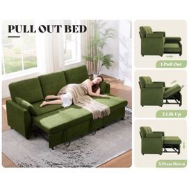 New small room pull out sofa bed