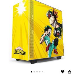 NZXT My Hero Academia Rivals Limited Edition Mid-Tower Gaming PC Case