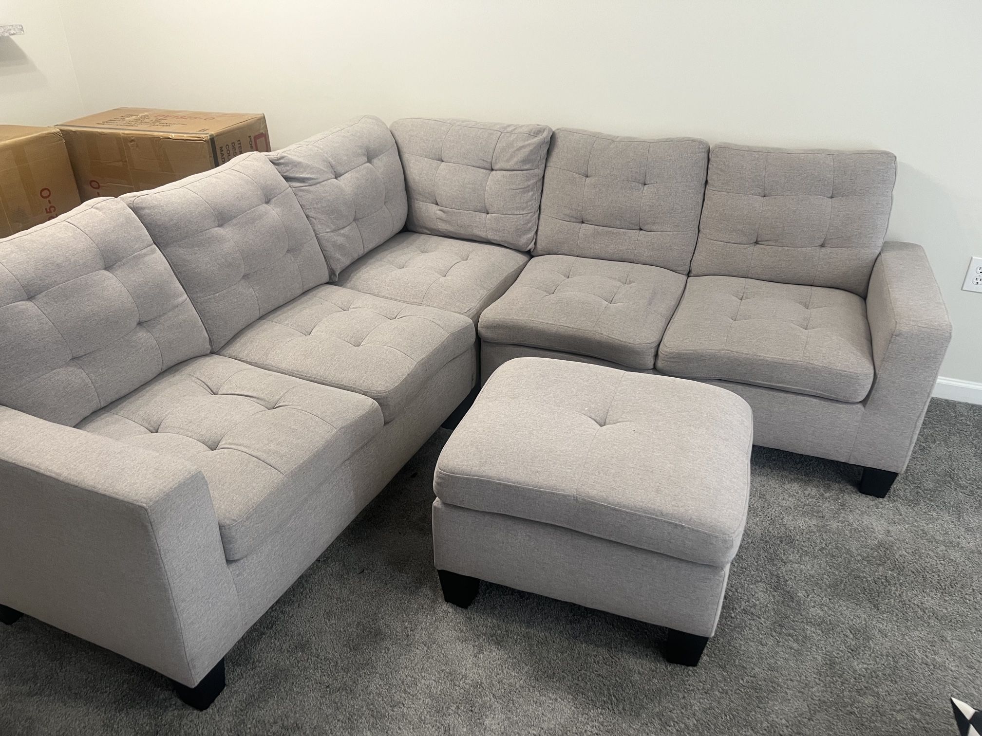 Gray Sectional Couch
