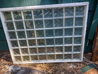 Lead Glass Window (28) Square With Frame.