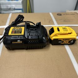 Dewalt 4.0 Battery With Charger 