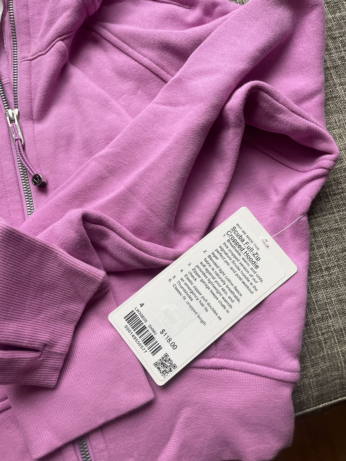 Brand New Pink Lullulemon Jacket