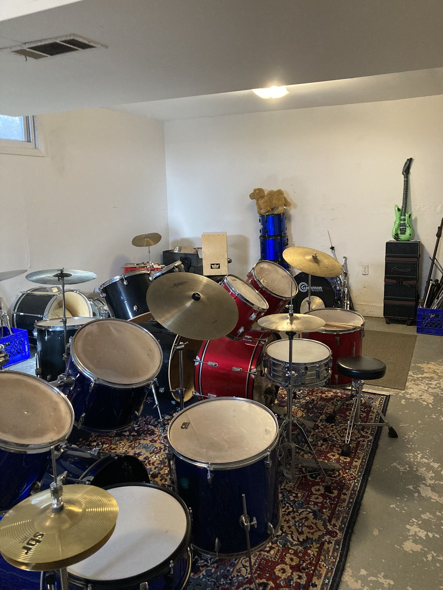 BASEMENT FULL OF DRUMS