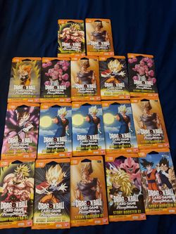 17x Dragon Ball ST01 Super Fusion World Story Booster 01 Sleeved Blister Packs