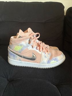Air Jordan 1 Mid SE Pherspective Footlocker Exclusive CW6008-600 Womens US 9.5