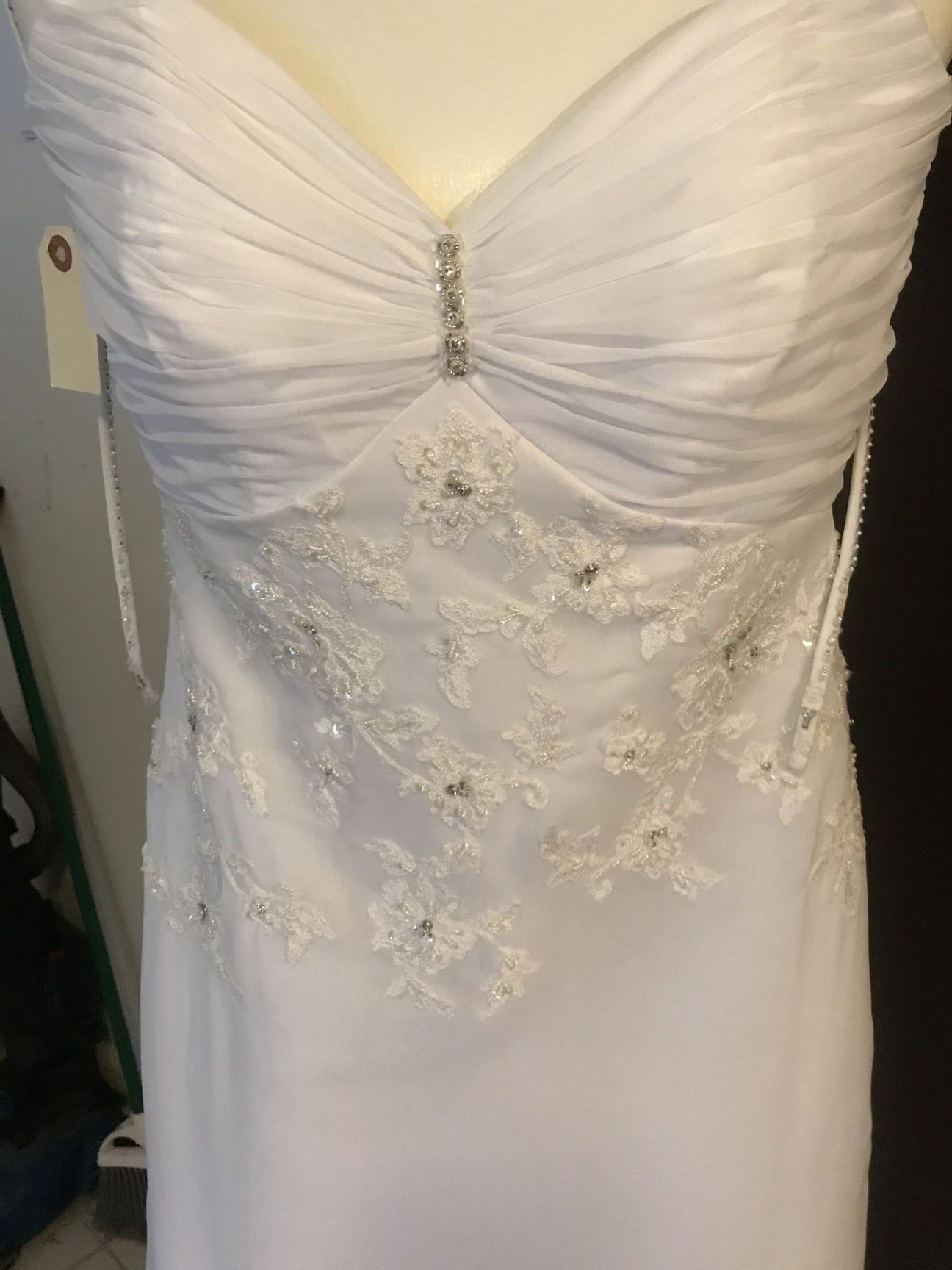 Wedding Dress And Veil, Size 6