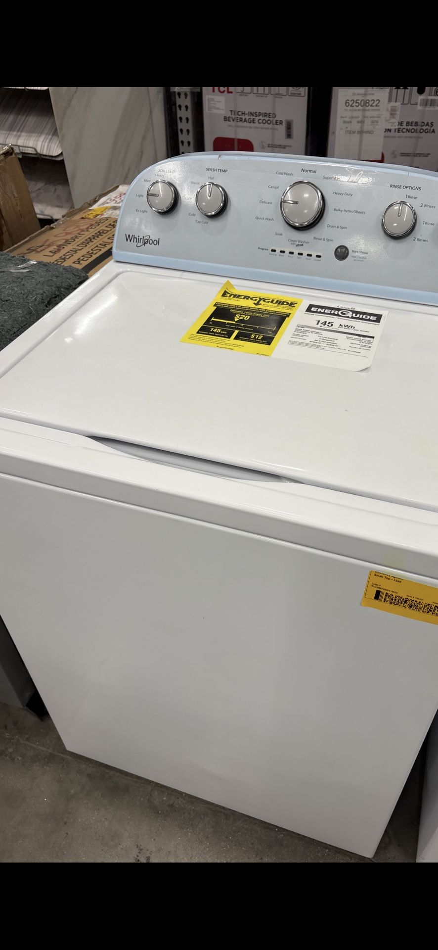 Brand New Whirlpool Top Load Washer