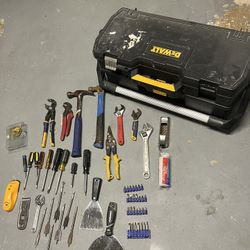 Tool lot multiple tools over 50 pieces totaling all the bits