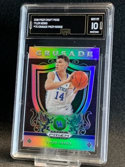 2019 Prizm Draft Picks 🔥 Tyler Herro 🔥 Crusade Prizm Rookie GMA 10 Mint 💎 - Miami Heat