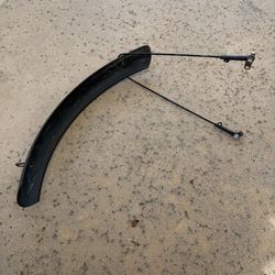 ride1up 700 series ebike front fender, black, OEM