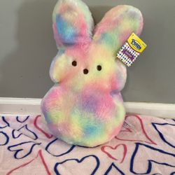 Medium Peeps Bunny Plush - Rainbow