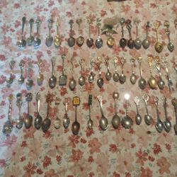 Antique Mini Spoons Collection (167) Ct.