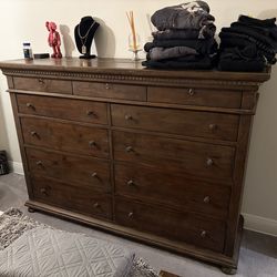 Restoration hardware brutalist style 10 drawer dresser