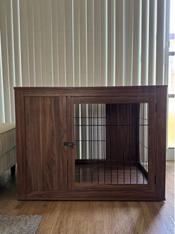 XL Wood Dog Crate