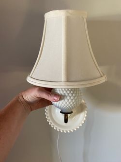 Milk Glass Wall Sconce